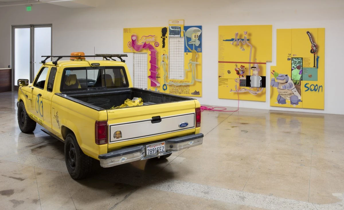 Caution: Wet Floor, installation view, Steve Turner, 2017