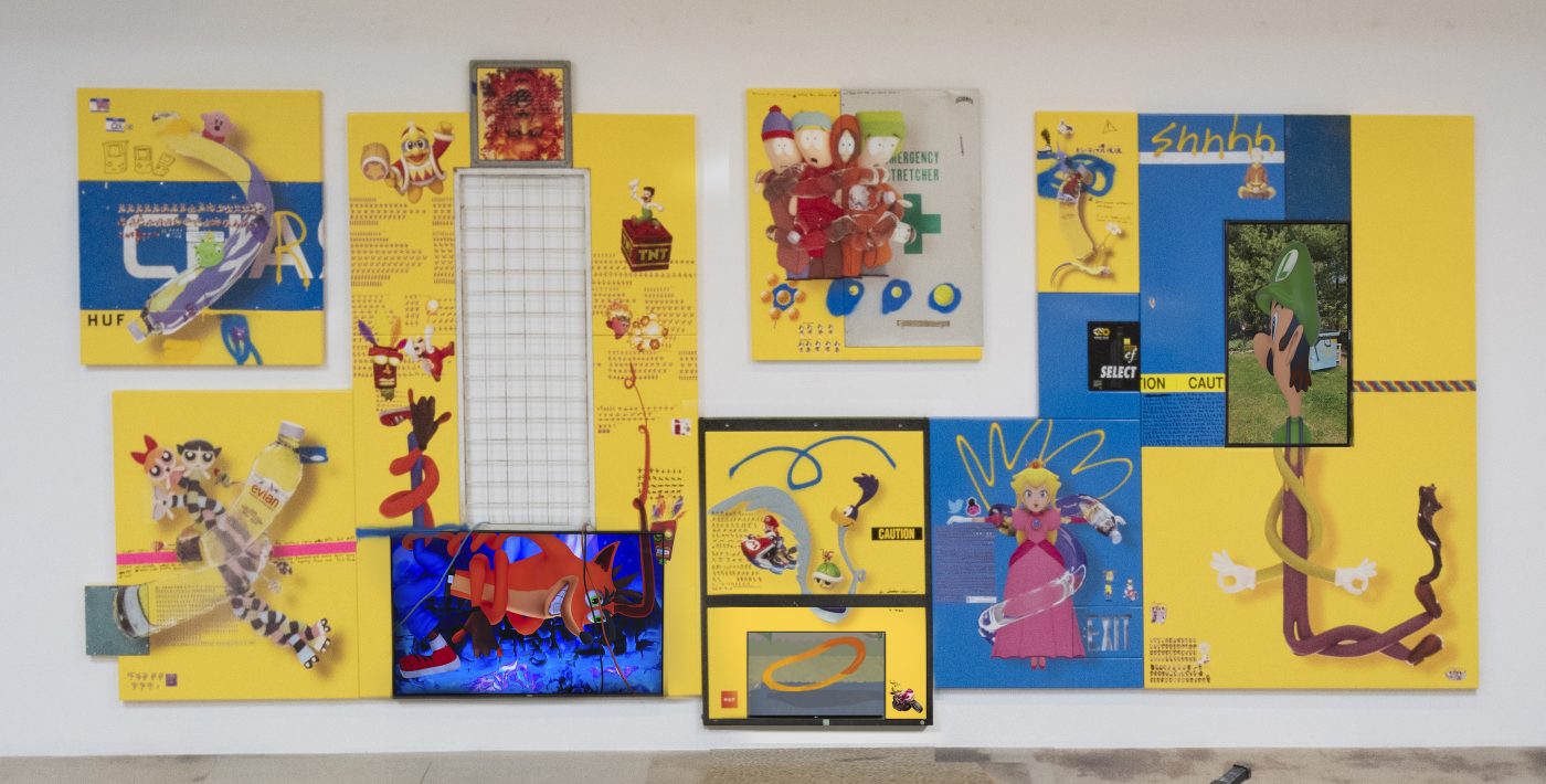 Caution: Wet Floor, installation view, Steve Turner, 2017