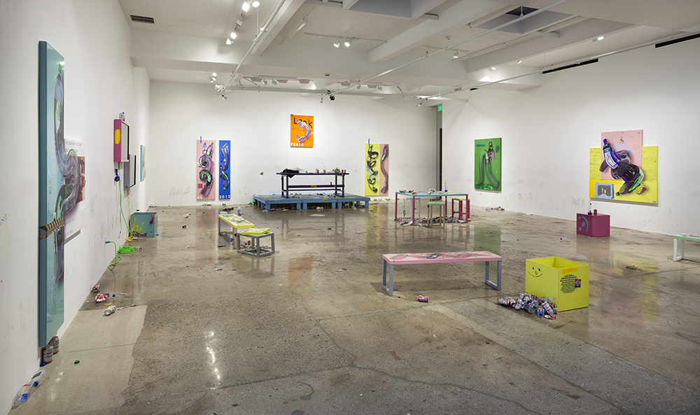 Hydration, installation view after the It’s Wet happening, 2016