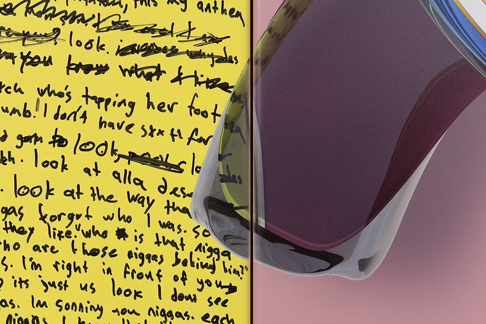 I don’t remember lyrics, 2016, detail